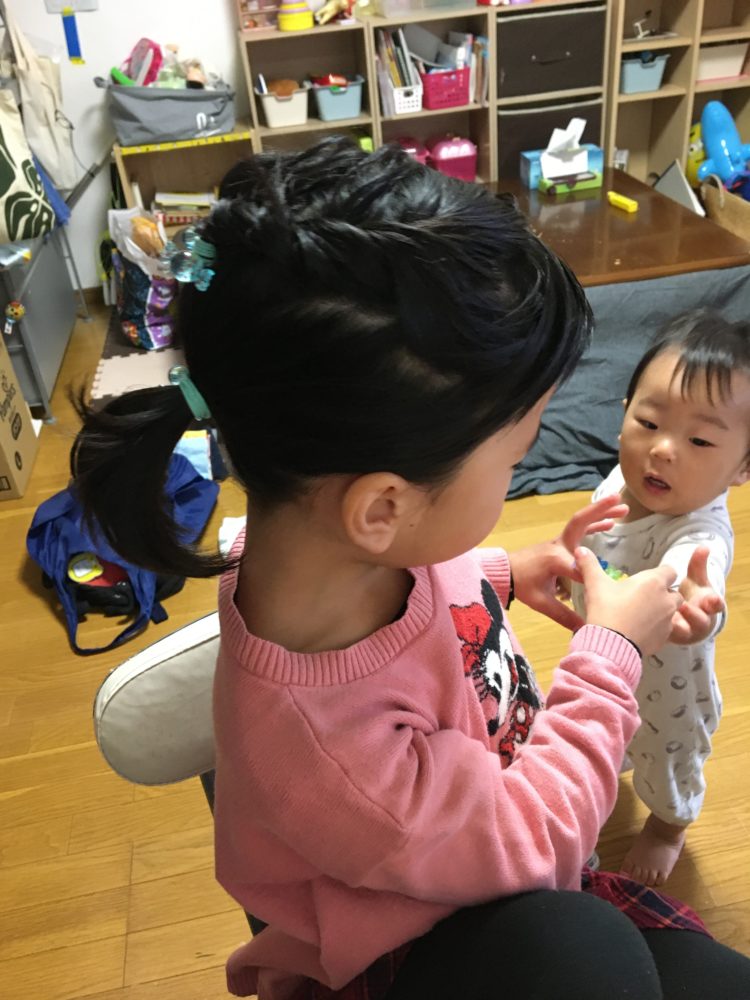 ママ美容師による子供のヘアアレンジ