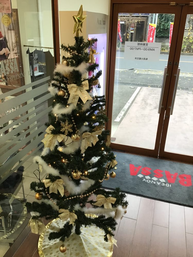 新しいChristmas tree！！！新所沢店