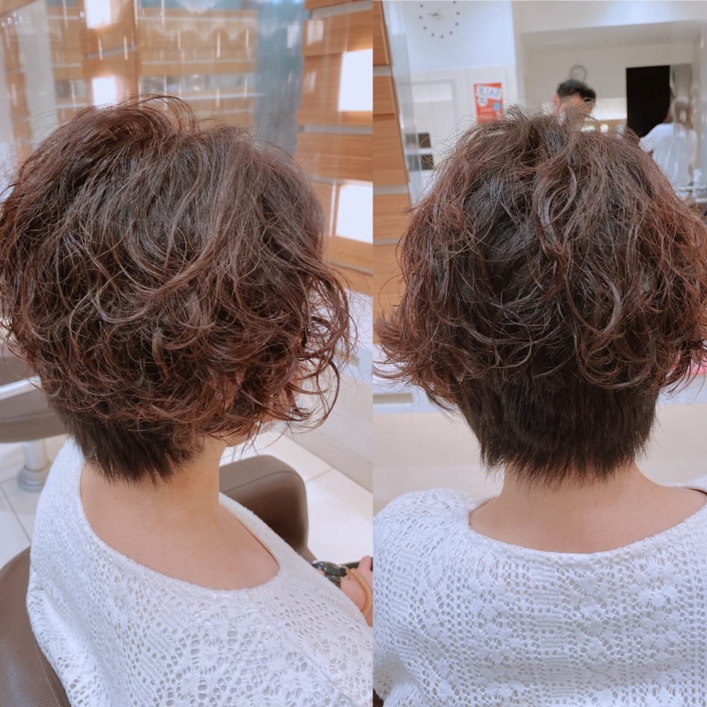 ショートヘアー＆パーマ！